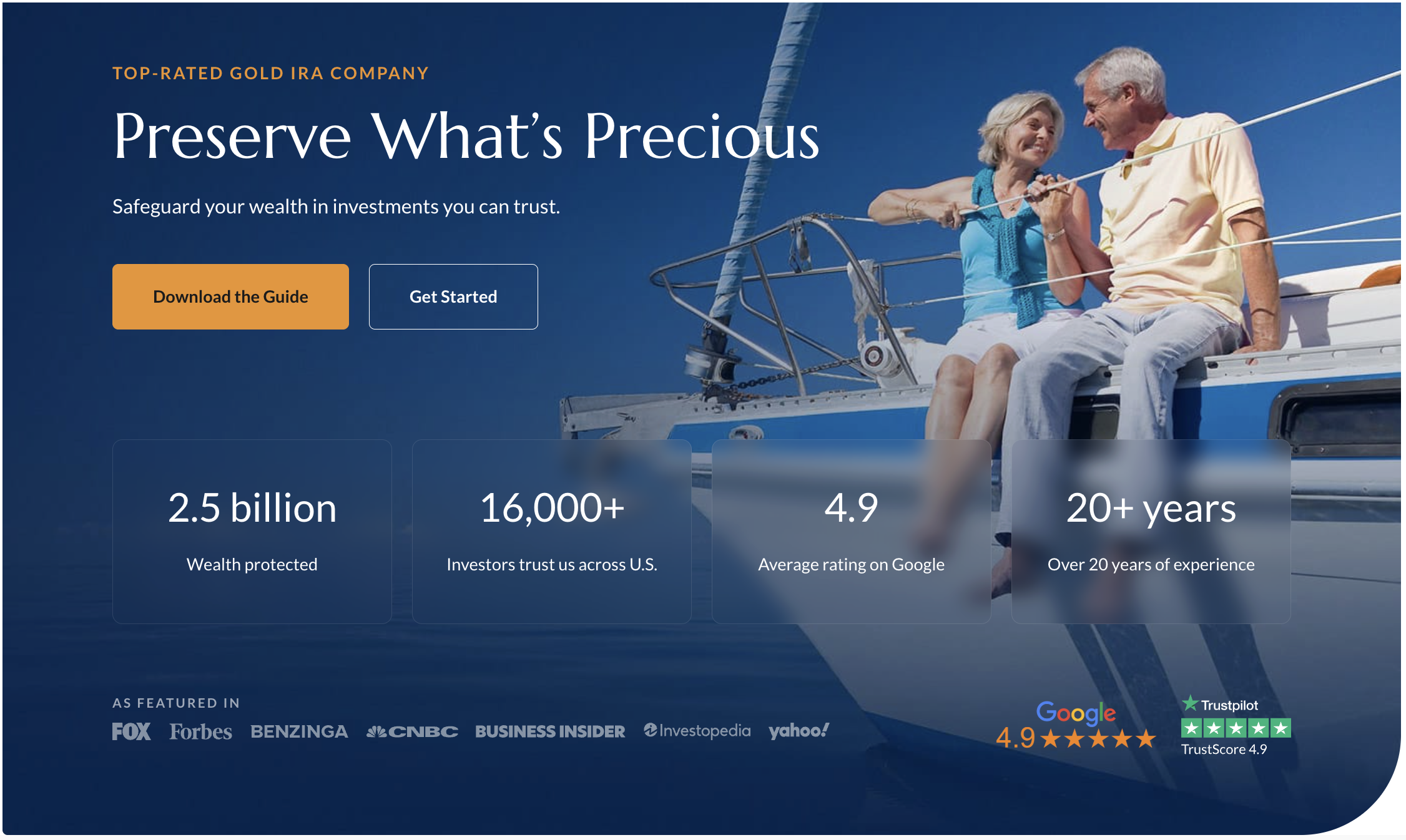 Noble Gold safegaurd wealth Noble Gold's homepage