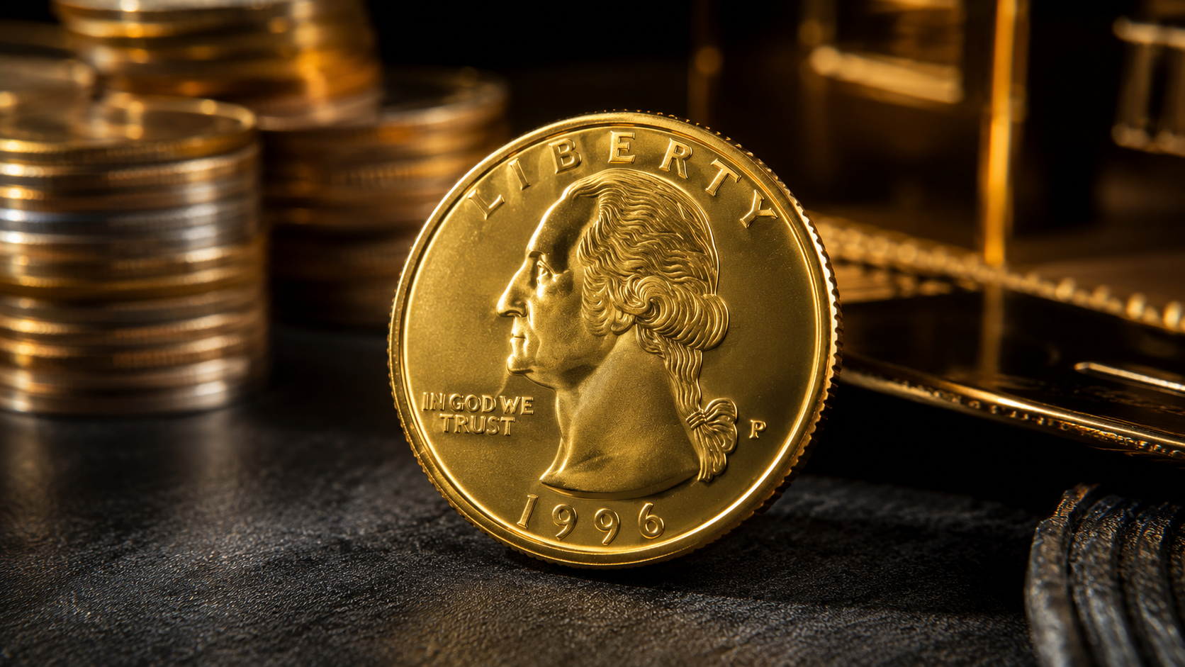 Gold Plated Quarter inside look at gold plated quarters